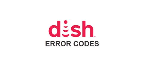 error point dish codes